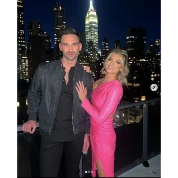 L'Agence Christie Pink Sequin One Shoulder Dress NWT $550 - Picture 5 of 11